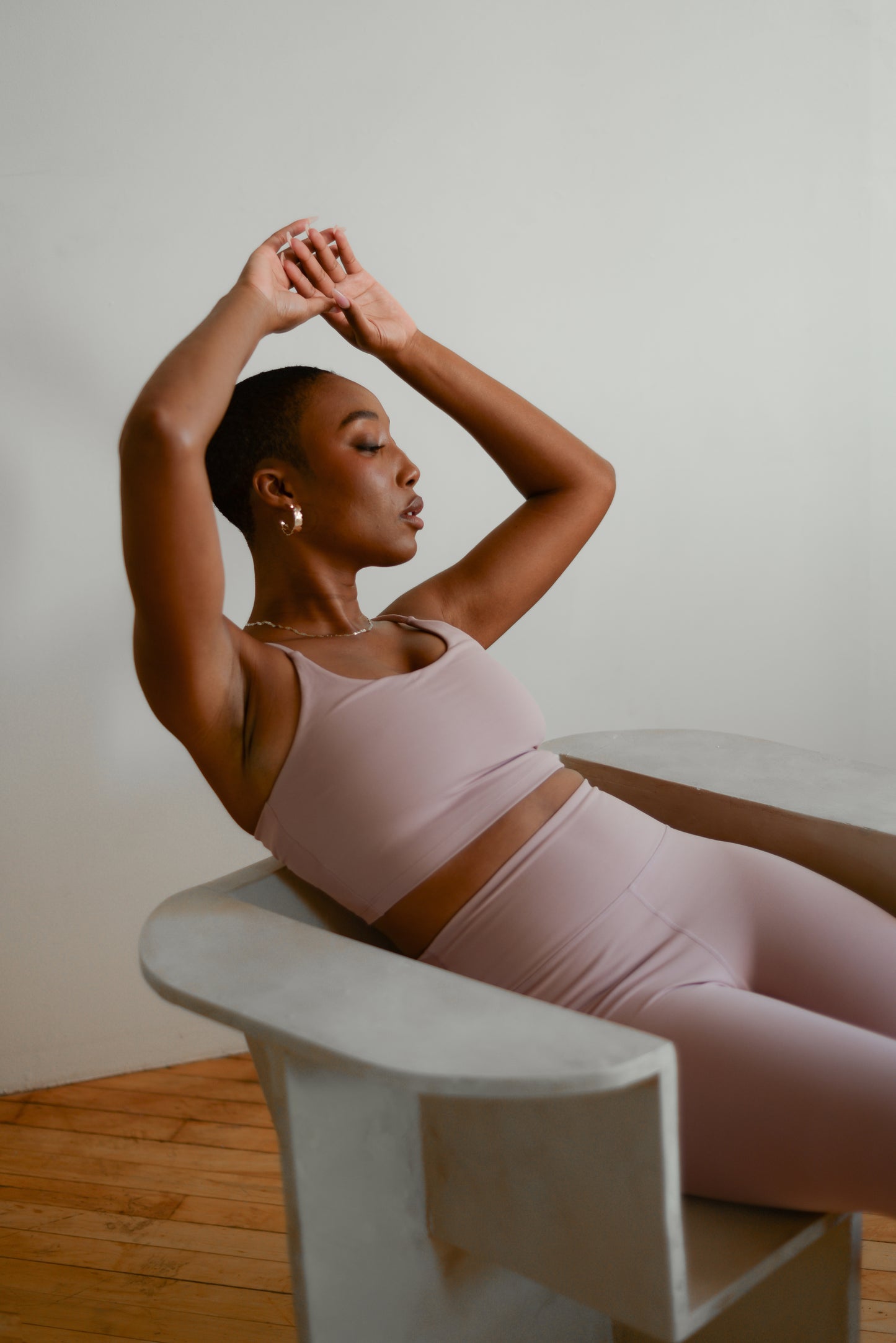 The Essential Cropped Tank | Pink