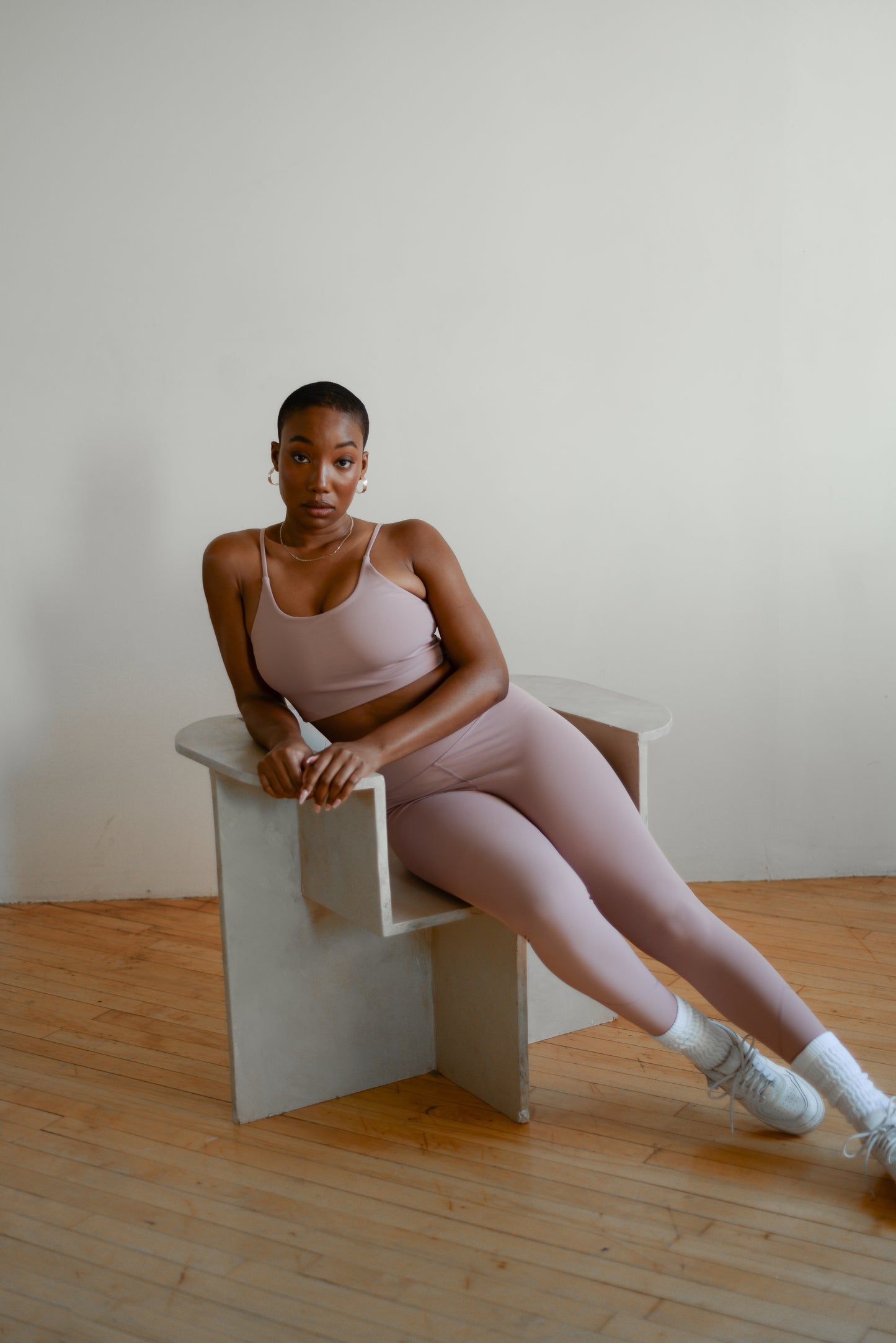 The Essential Cropped Tank | Pink