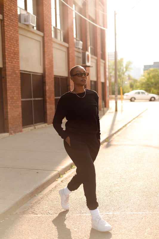 The Lounge Edit Relaxed Jogger | Black