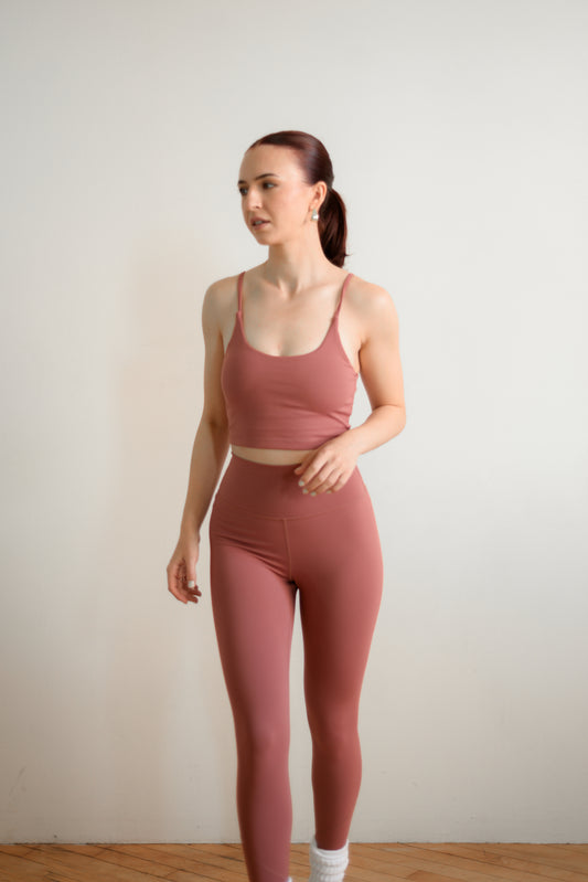 The Essential Cropped Tank | Rose