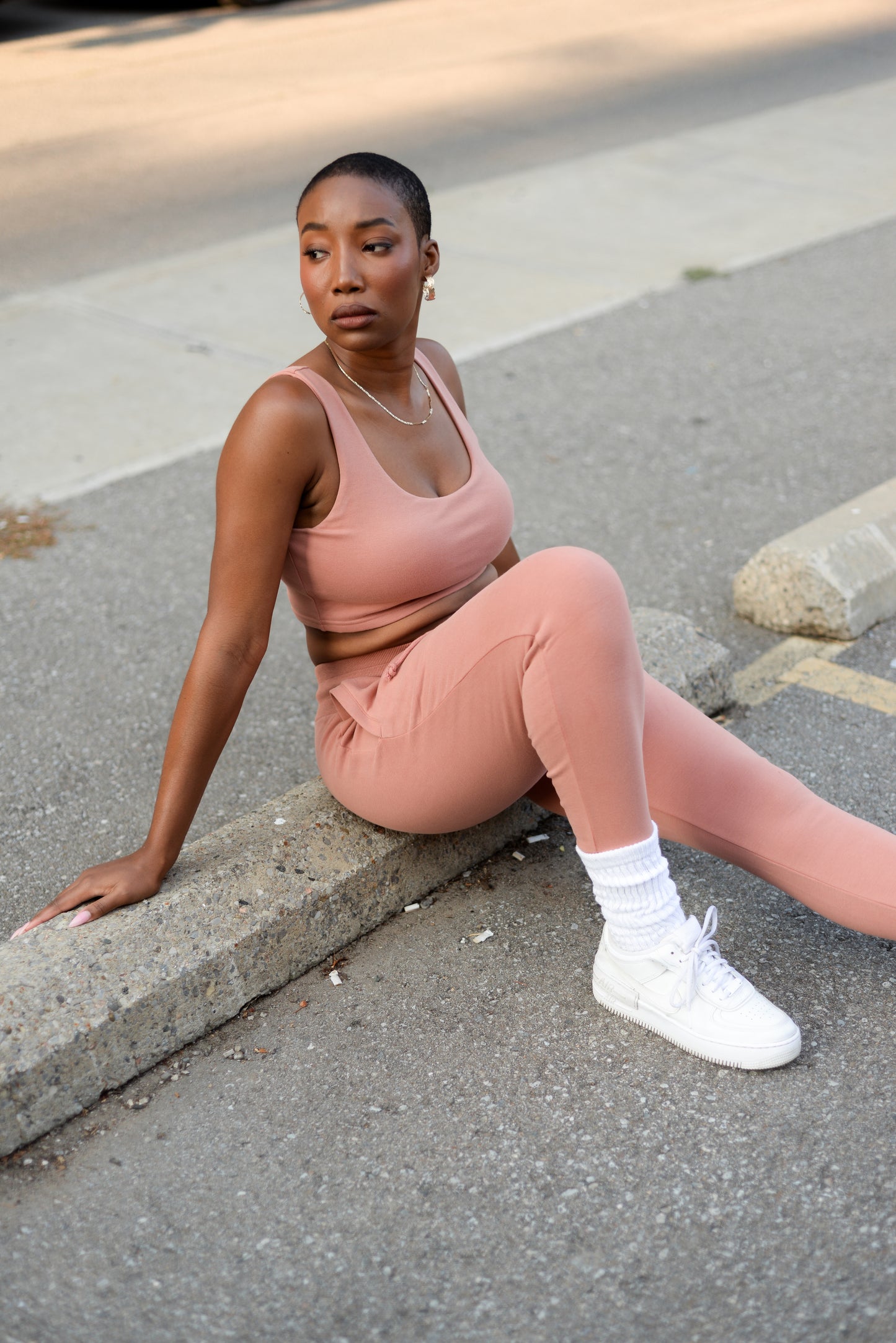 The Lounge Edit Cropped Top | Brick