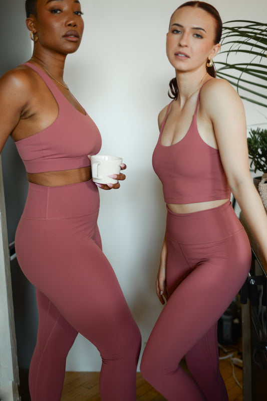 The Essential Cropped Tank | Rose