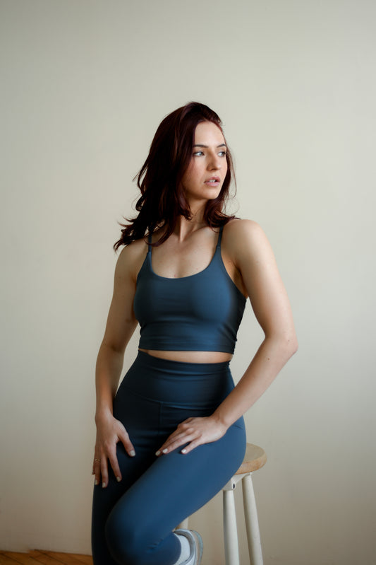 The Essential Cropped Tank | Slate