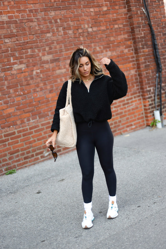 The Lounge Edit Sherpa | Black